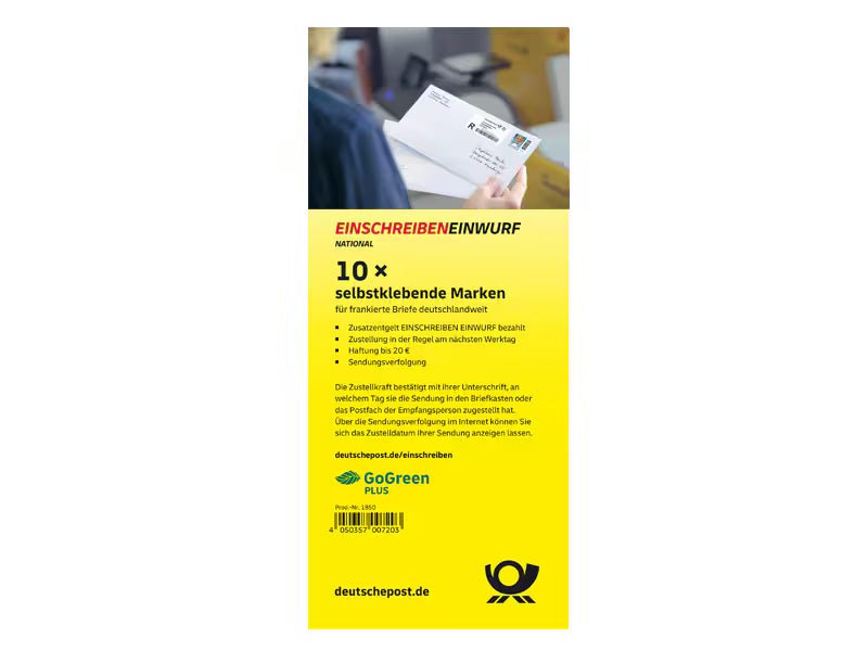 Einschreiben Einwurf, 10er - Marken - Set - Radio Buxtehude