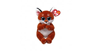 TY Beanie Babies Bellies Kuscheltier Fuchs weiß 15 cm