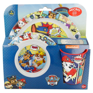 Paw Patrol Geschirr Kunststoffset für Kinder
