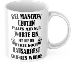 Lustige Kaffeetasse 325ml Frühstück Morgen Frech Arbeit Tasse Büro Geschenk