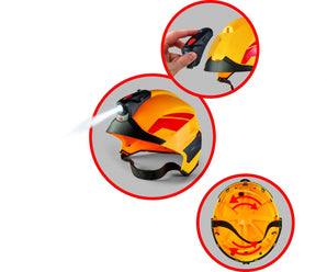 Simba - 108101000 - Feuerwehr Helm Rosenbauer mit Licht