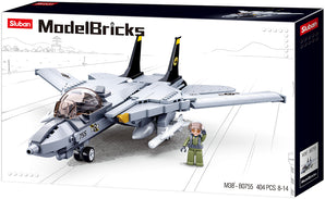 Sluban M38-B0755 - Model Bricks - Moderner Düsenjäger