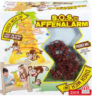 S.O.S Affenalarm Mattel Games Original - Brettspiel Familienspiel