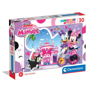 Clementoni 20268 - 30 Teile Puzzle - Supercolor - Disney Minnie Mouse