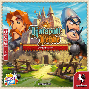 Pegasus Spiele 65505G - Katapult Fehde - Brettspiel