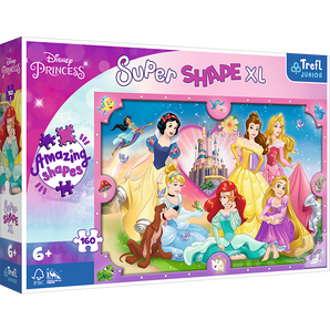 Disney Princess - Junior Super Shape XL Puzzle 160 Teile
