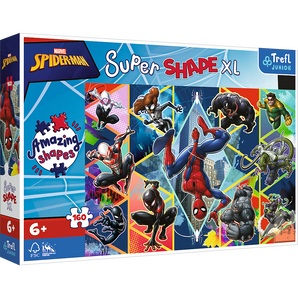 Marvel Spiderman - Junior Super Shape XL Puzzle 160 Teile