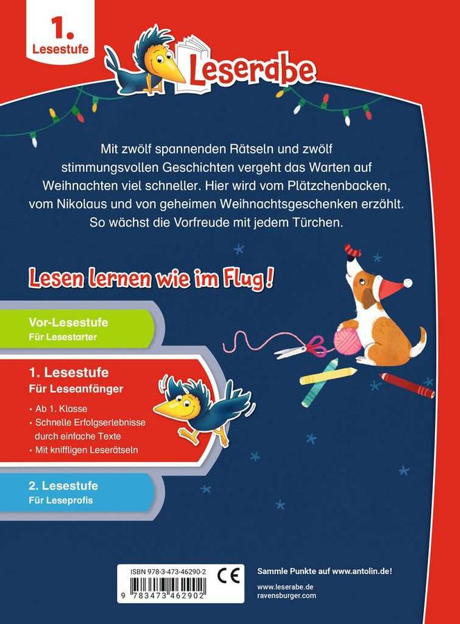 Leserabe - Sonderausgaben: Adventskalender für Erstleser