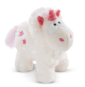 Einhorn Theodor mit Schneeanzug 22 cm GREEN