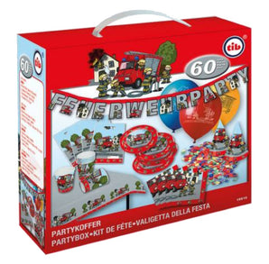 Feuerwehr - Party-Koffer für 8 Personen