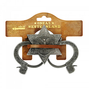 Schrödel J.G. „Sheriff-Set antik", silber/ grau