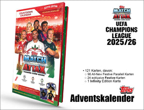 Topps Match Attax Champions League 2025/2026 – ADVENTSKALENDER (EN)