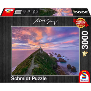 New Zealand, The Catlins, South Island - Nugget Point Lighthouse - 3000 Teile Puzzle