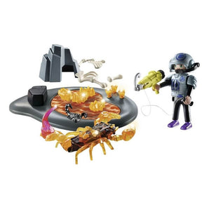 PLAYMOBIL Dino Rise – Feuerskorpion & Ian | Action-Set mit Zubehör