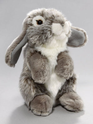 Hase stehend grau 18 cm