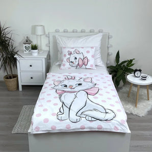 The Aristocats Marie Kinder-Bettwäsche 100 x 135 cm - weiche Baumwolle