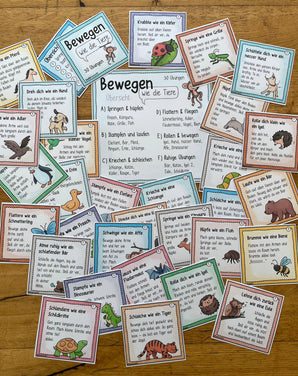 Bewegungspausen Übungen / Aktivitäten für Pausen & Aktivierung