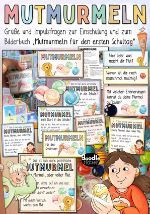 Mutmacher zum Buch "Mutmurmeln" - Grüße + Impulse zum Schulstart / Einschulung