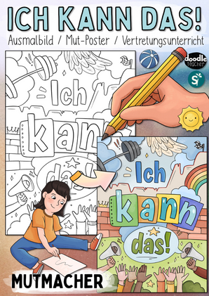 Ich kann das! – Mut-Poster / Mutmacher / Growth Mindset