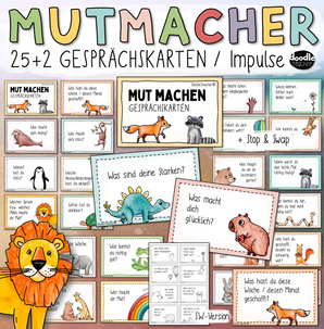 Mut machen - 25 Gesprächskarten Mutmacher / Stop und Swap