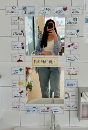 25 Positive Affirmationen fürs Klassen- & Kinderzimmer / Mutmachkarten