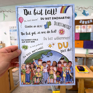 Mutmacher & Motivationsposter – Positive Affirmationen für das Kinder (PDF)