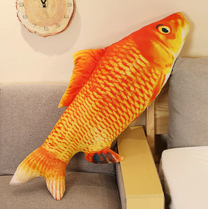 Goldfisch Kuscheltier - 30 cm Plüschtier Fisch Stofftier