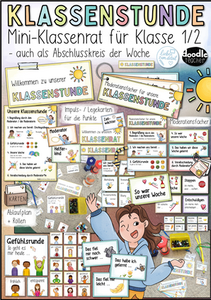 Klassenstunde / Abschlusskreis PAKET Kl. 1 / 2 / 3 – Mini-Klassenrat