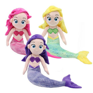 Meerjungfrau Kuscheltier - Mermaid Plüschtier Stofftier