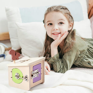 4-in-1 Montessori Lernspiel-Box – Feinmotorik spielerisch fördern