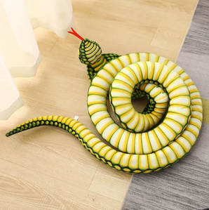 Kobra Schlange XXL Kuscheltier - 170 cm Plüschtier weiches Stofftier