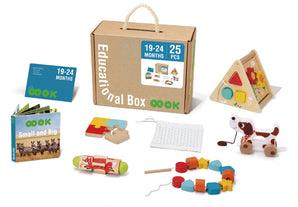 Montessori Educational Box, 19-24 Monate, 6-in-1, Lernspielzeug für Kleinkinder