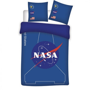 NASA Bettwäsche - weiche 140 x 200 cm Decke und Kissen