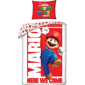 Super Mario Bettwäsche - weiche Baumwolle - 140 x 200 cm