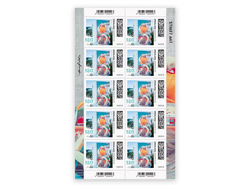 Dreiklang - innerfields, Briefmarke zu 1,80 €, 10er - Bogen - Radio Buxtehude