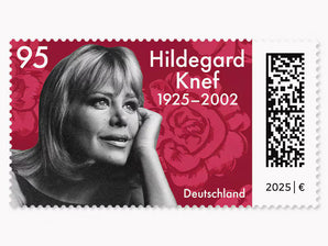 Hildegard Knef, Briefmarke zu 0,95 €, 10er-Bogen