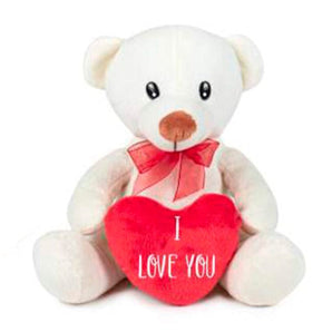 Valentinstags Bärchen Kuscheltier - 20 cm I Love You Plüschtier Stofftier