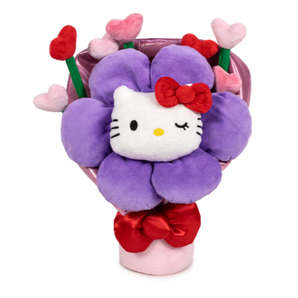 Hello Kitty Blumenstrauß Kuscheltier - 28 cm Plüschtier weiches Stofftier