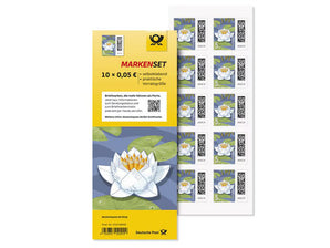 Markenset Seebriefrose, Briefmarke zu 0,05 €, 10er - Set - Radio Buxtehude