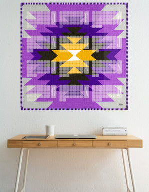 Fine Art Wandkalender // Yamka violett